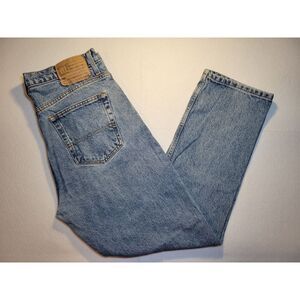 Vintage Polo Ralph Lauren‎ Jeans Mens 34x30 Medium Wash Light Blue Faded Denim